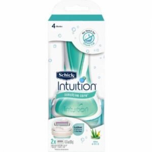 شيك - شفرات حلاقة نسائية برغوة الصبار و فيتامين إي sensitive care